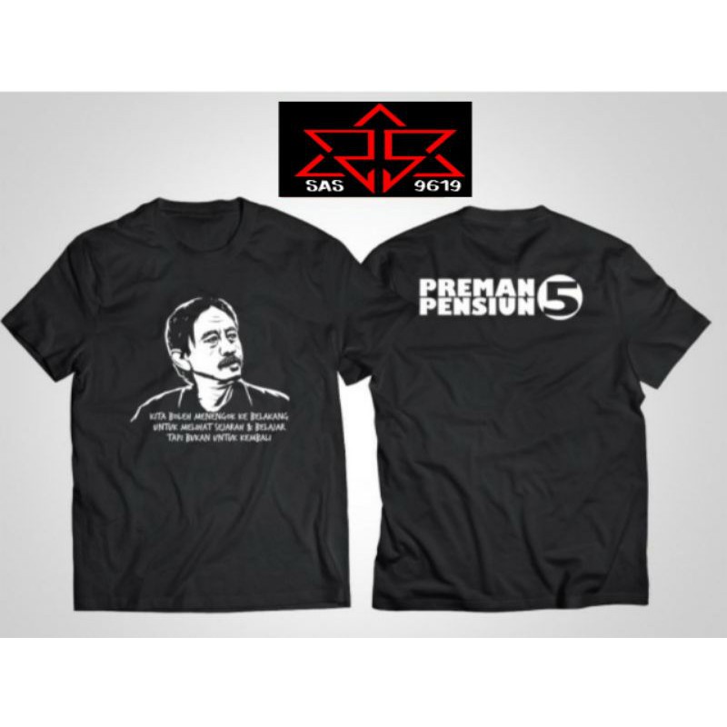 t-shirt baju Kaos preman pensiun 5 original kang mus / kaos preman pensiun 5 / kaos film
