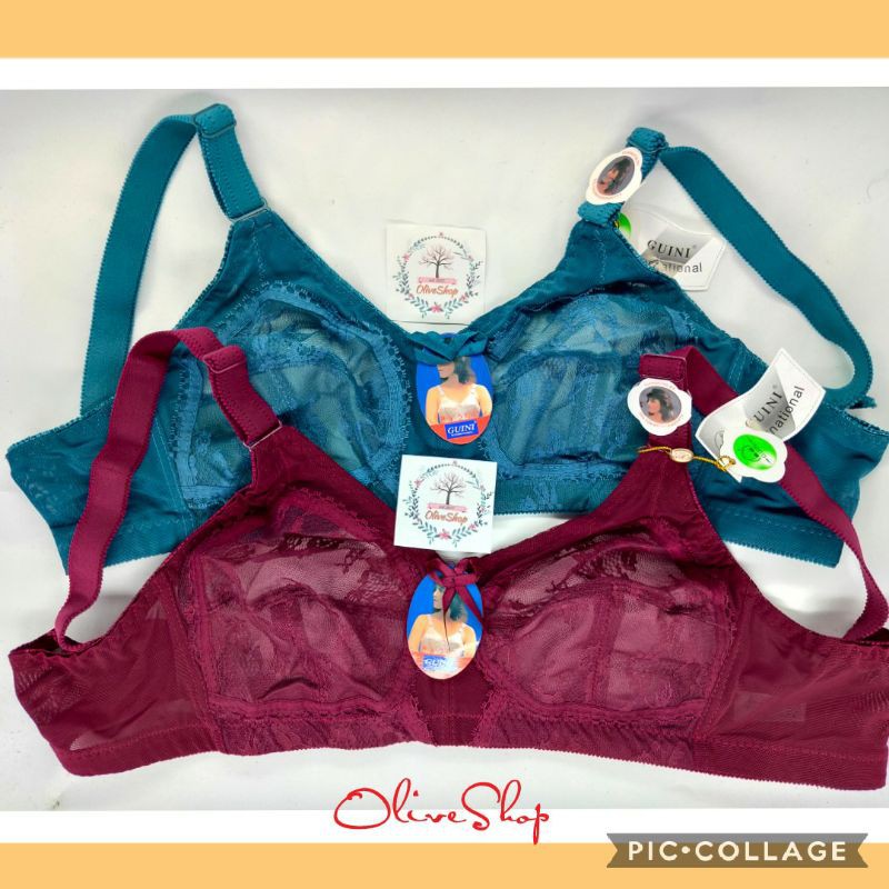 OliveShop ❤ BH BRA BRUKAT GUINI 408 MODEL SISTER TANPA KAWAT TANPA BUSA | CUP BESAR