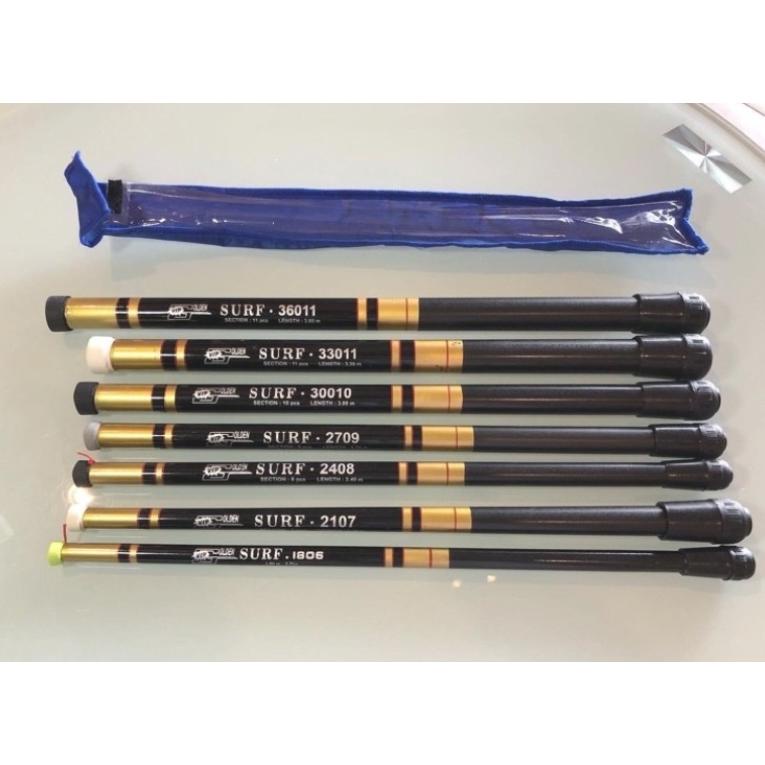 Joran Pancing Tegek Surf Golden Vip 180-450 Cm Ruas Pendek