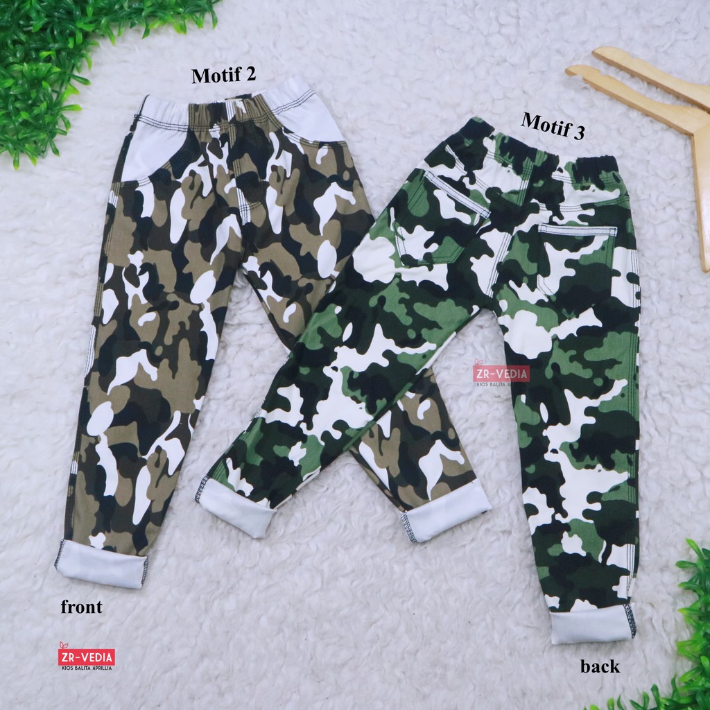 ABRI Kantong Jeans Jegging Anak Size 1-2 Tahun / Laki Perempuan Celana Panjang Army Anak Legging