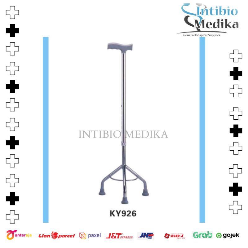 Tongkat kaki 3 Sella murah - Alat bantu jalan tongkat kaki tiga