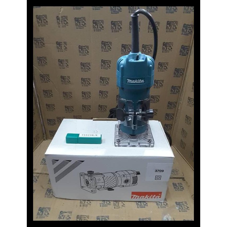 Mesin Profil Router Trimmer Kayu 6mm Makita 3709