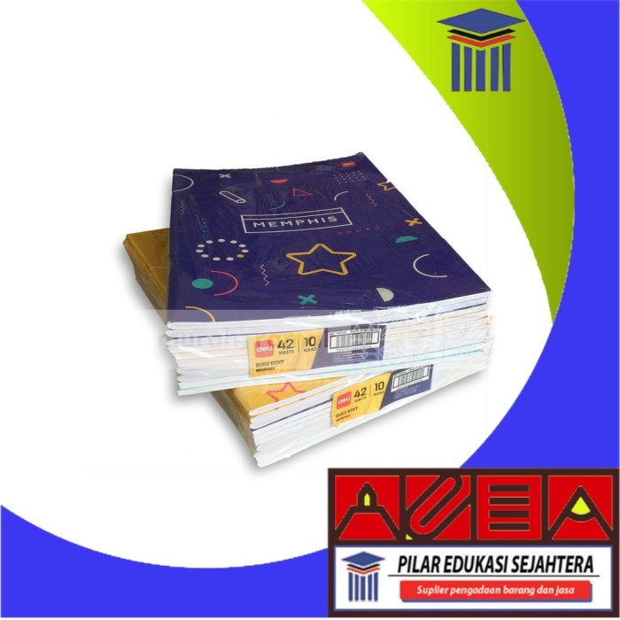 

BUKU TULIS BOXY DELI / 42 LEMBAR (1 PACK) MURAH