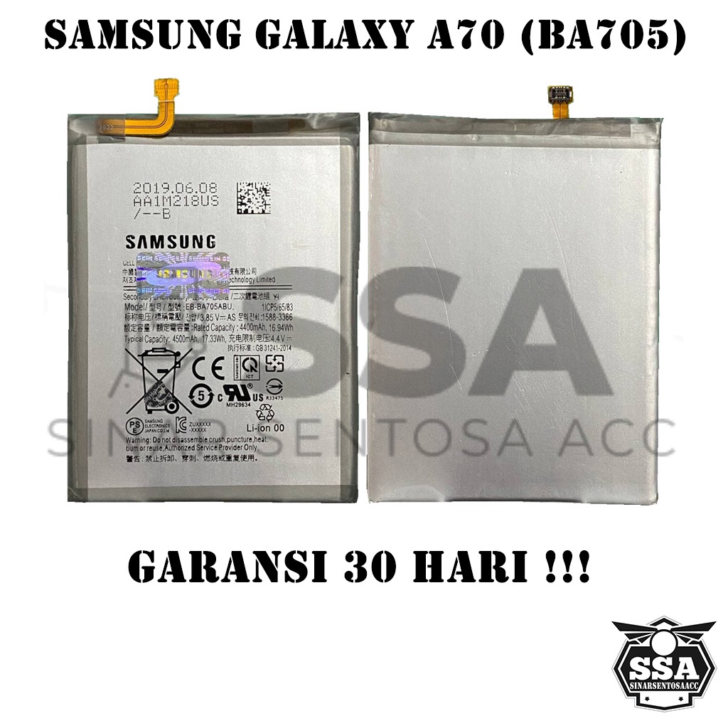 Baterai Original 100% Samsung Galaxy A70 BA705 EB-BA705ABU A 70 Batrai Batu Batre Battery Batrei Handphone ORI HP