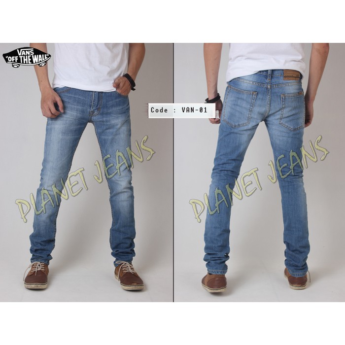 Celana Jeans Denim Pria Cheap Monday-Ksubi-Vans-Zara model Skinny fit