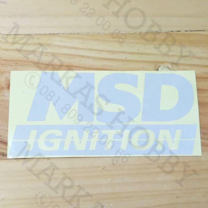 Stiker / Sticker MSD Ignition