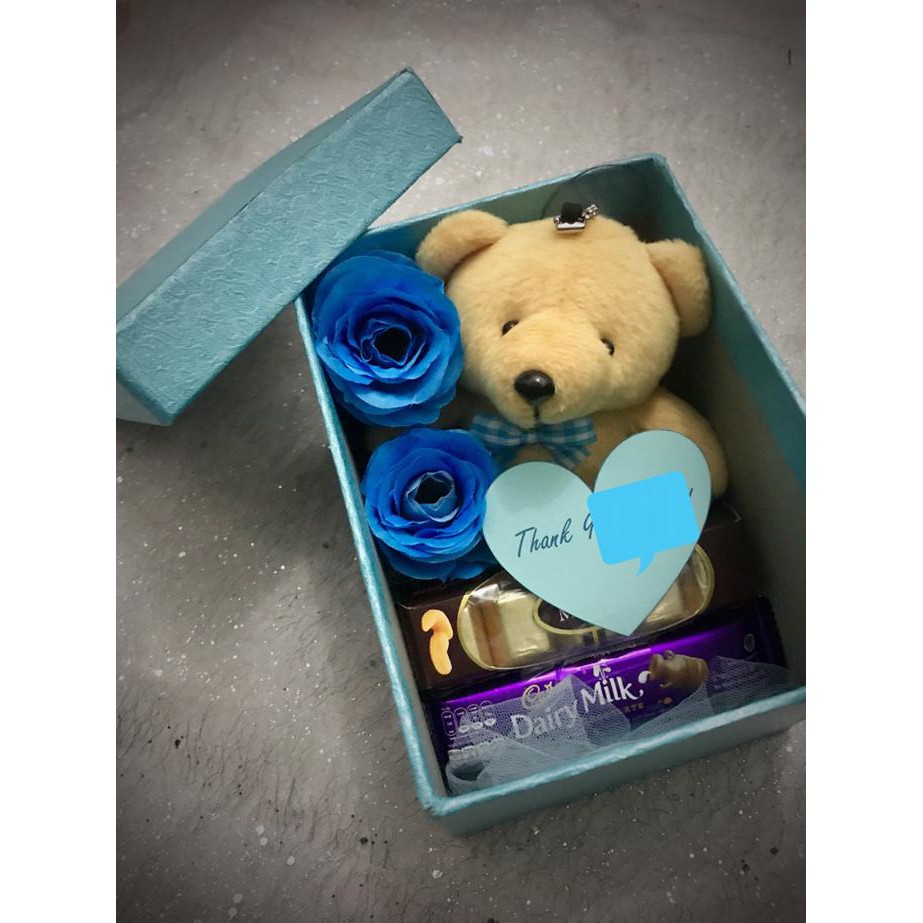 

SUPRISE BOX LOVE TEDDY BIRU / KADO PACAR CEWEK / HADIAH ULANG TAHUN TERBARU