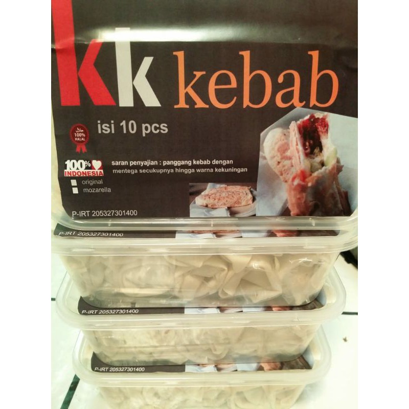 

kebab frozen siap saji kualitas premium isi 10pcs