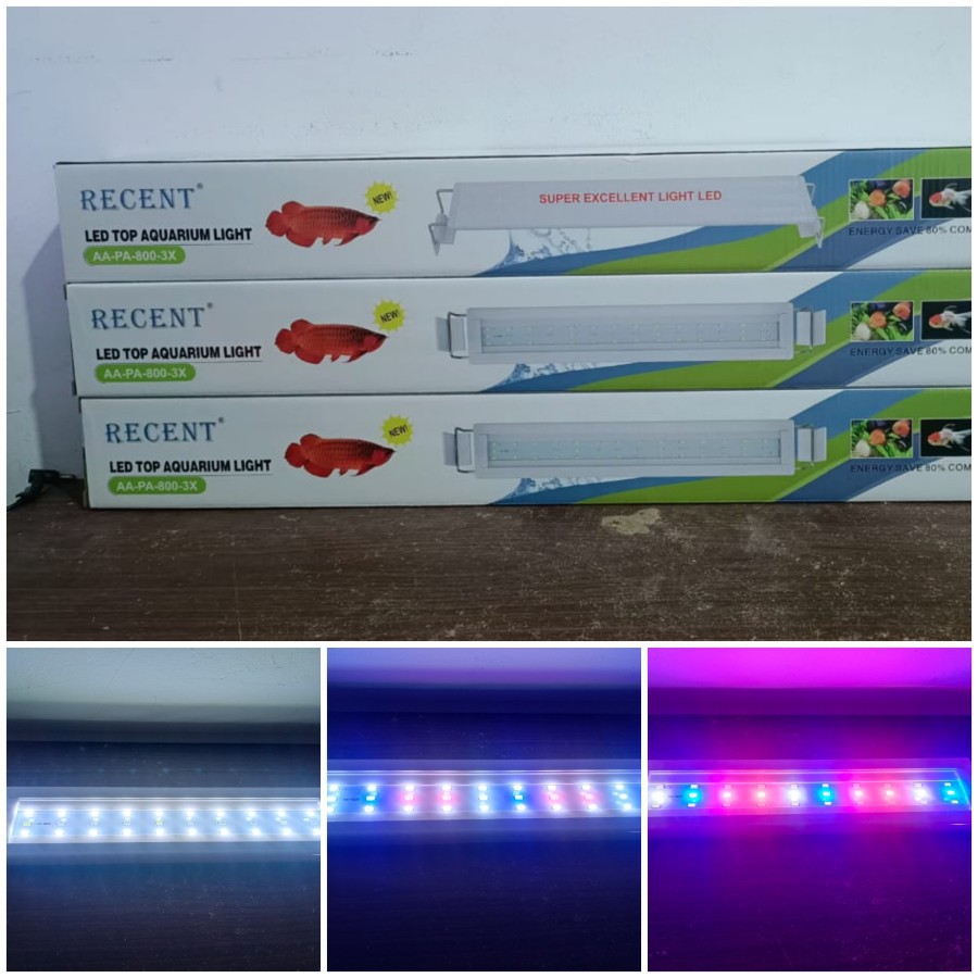 LAMPU RECENT AA PA 800 3X GANTI WARNA / LAMPU GANTUNG 21 WATT AQUARIUM