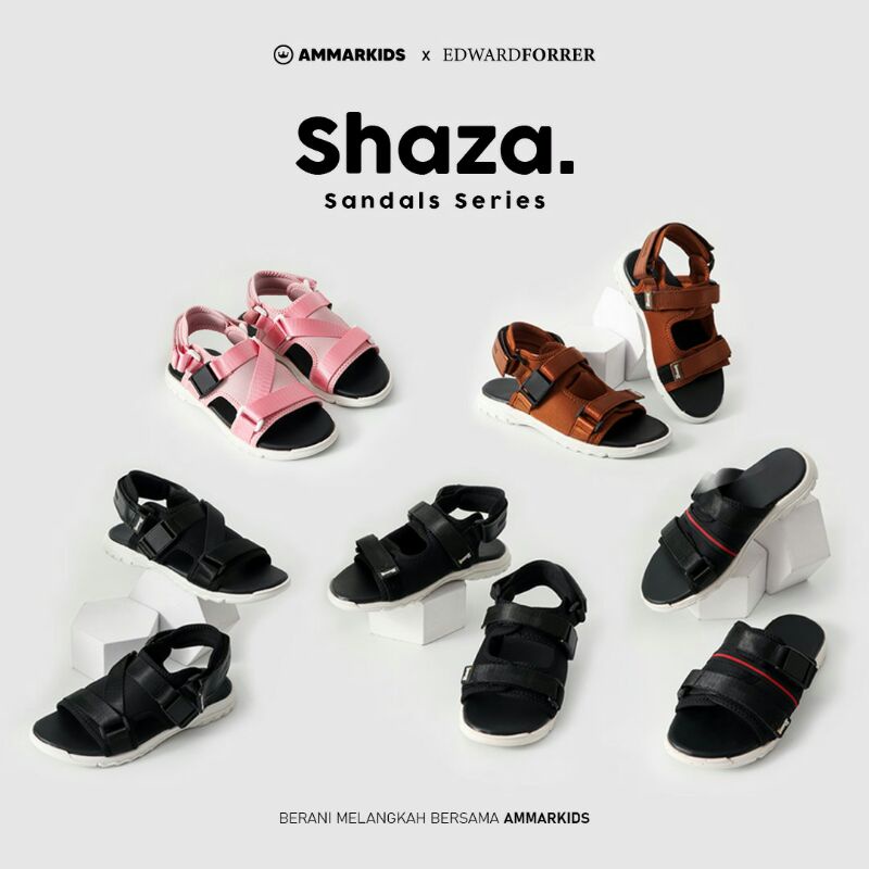 Shaza Sandals Series | Sendal Gunung Anak kolaborasi Edward Forrer & Ammarkids