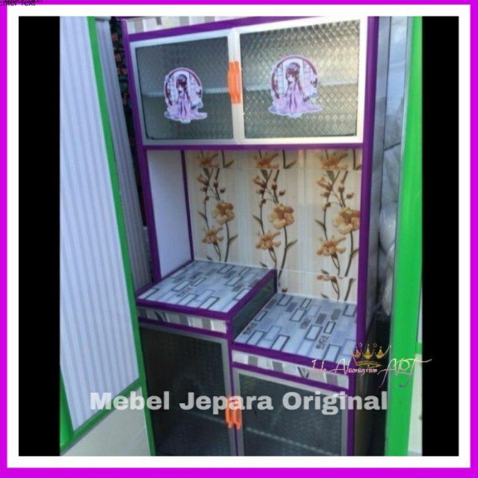 Kitchen set Rak Dapur / Lemari Dapur Alumunium Anti Karat