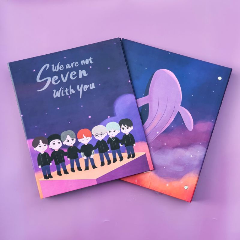 

Binder Photocard BTS ukuran A4 A5 PC eternal