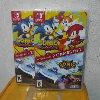 Switch Sonic Mania + Team Sonic Racing Double Pack
