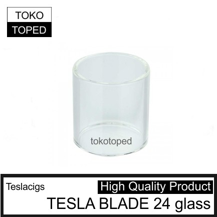 TESLA BLADE 24 Sub-Ohm Tank Replacement Glass | teslacigs 24mm