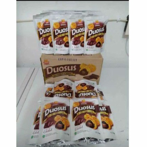 

Soes kering coklat merk Duosus pouch