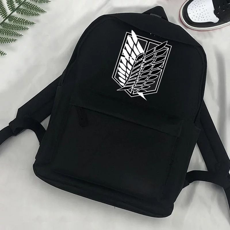 tas backpack anime attack on titan ada slot laptopnya bahan dinier