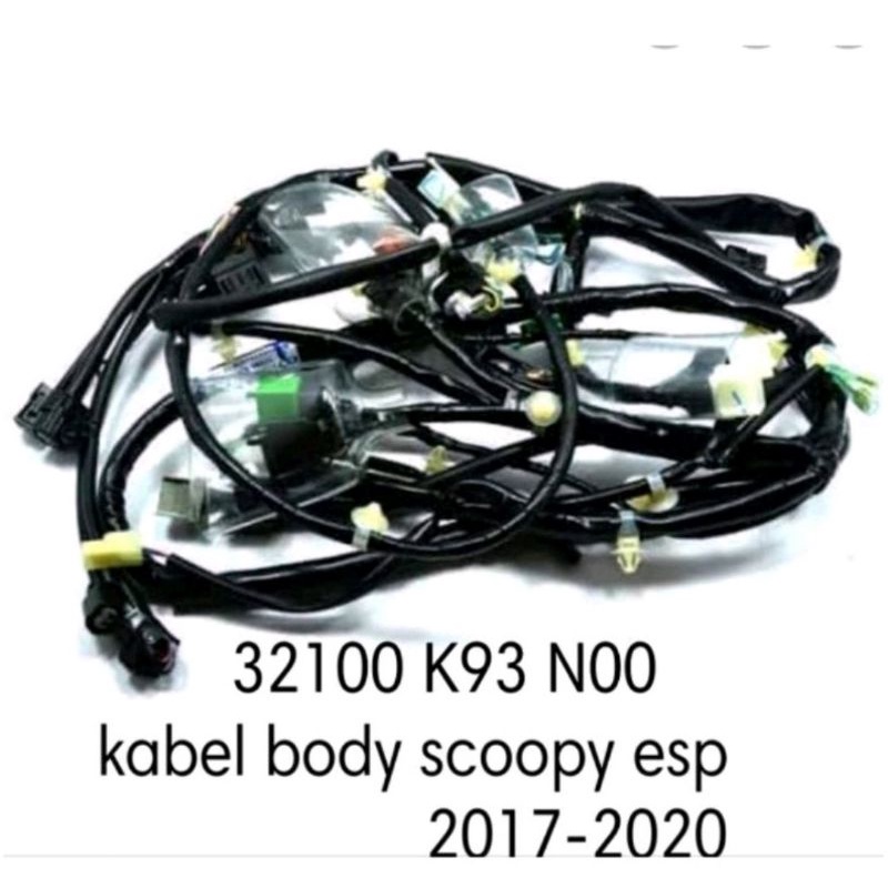 32100 k93 n00 kabel body scoopy new esp 2017-2020 asli honda