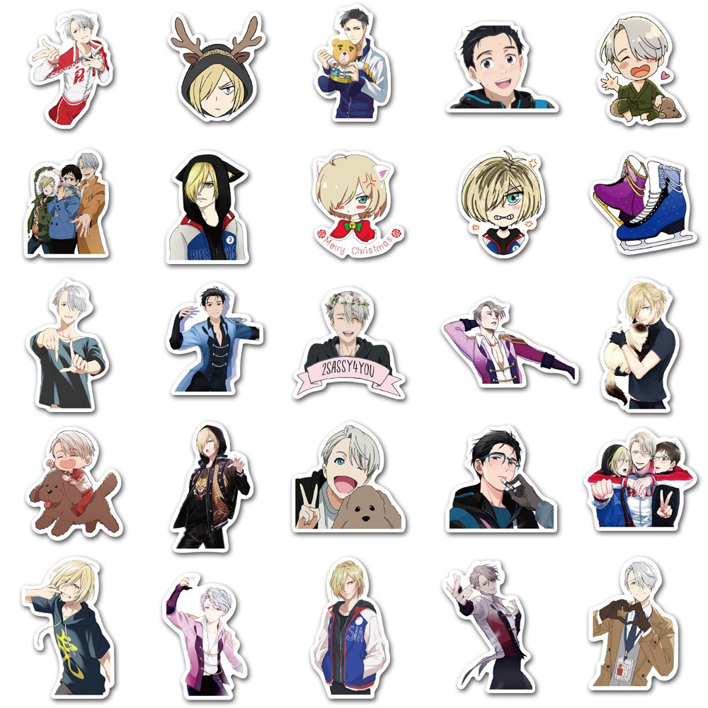 YI001 – Sticker / Stiker Anime Jepang Yuri on Ice