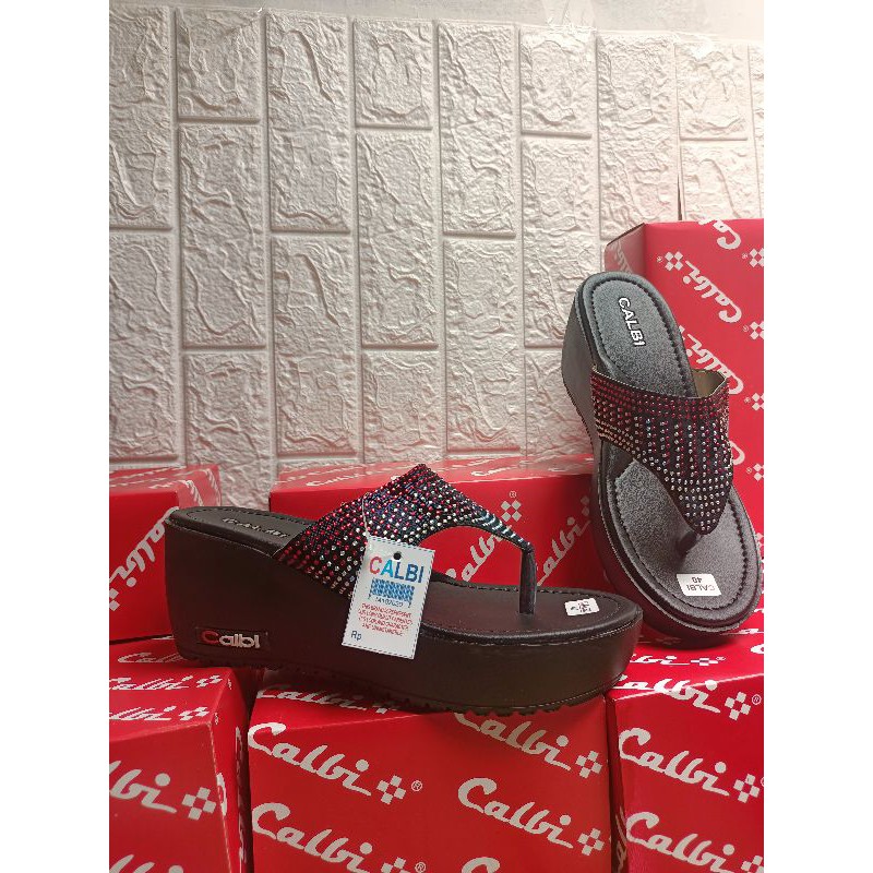 CUCI GUDANG Sandal Wedges Best Seller | Sandal Wedges Calbi