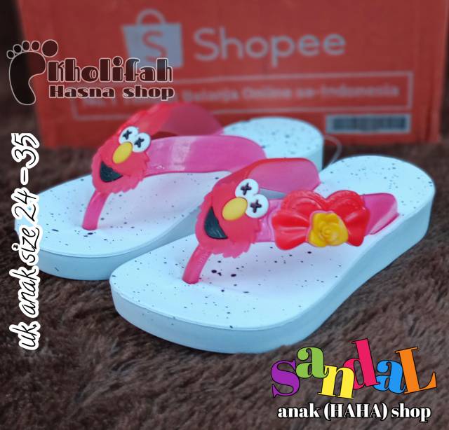 SANDAL JEPIT ANAK PEREMPUAN ELMO DULUX 236 D/C