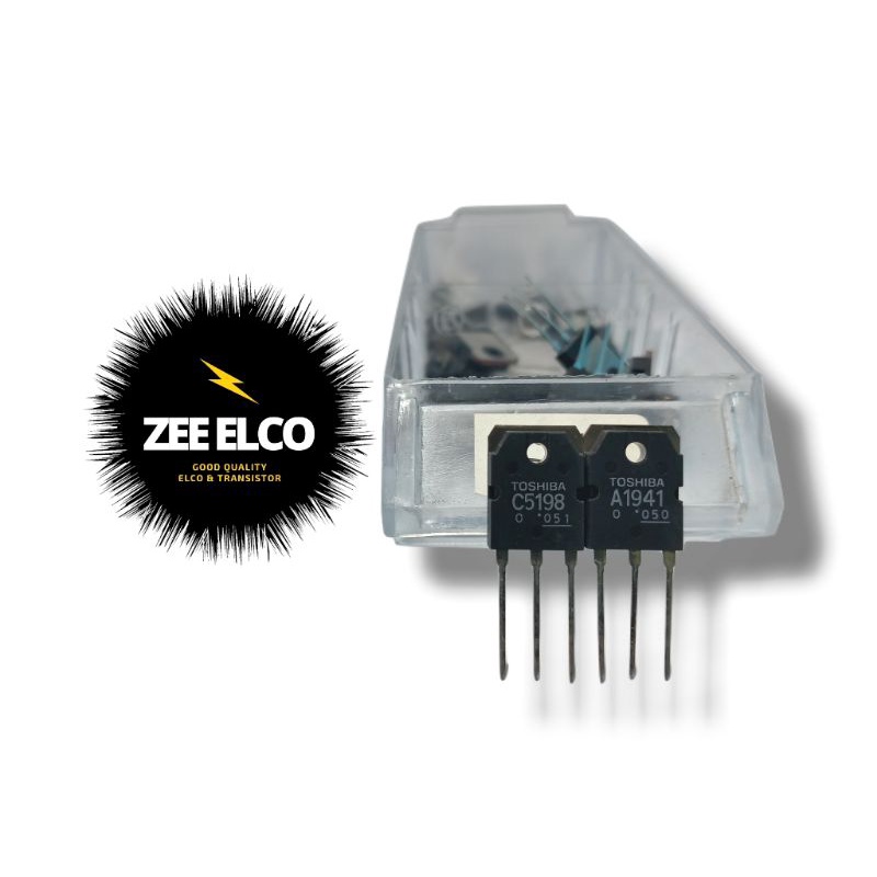 TRANSISTOR FINAL TOSHIBA A1941 C5198 ASLI JEPANG ORIGINAL SATU SET TR FINAL A 1941 C 5198 TR AUDIO O