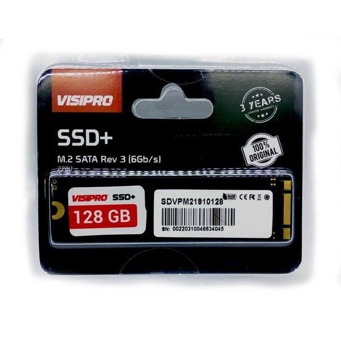 VISIPRO SSD SATA M.2 128GB