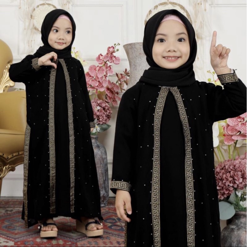 GAMIS ABAYA SYAR’I ANAK DUBAI STYLE CANTIK MURAH COD