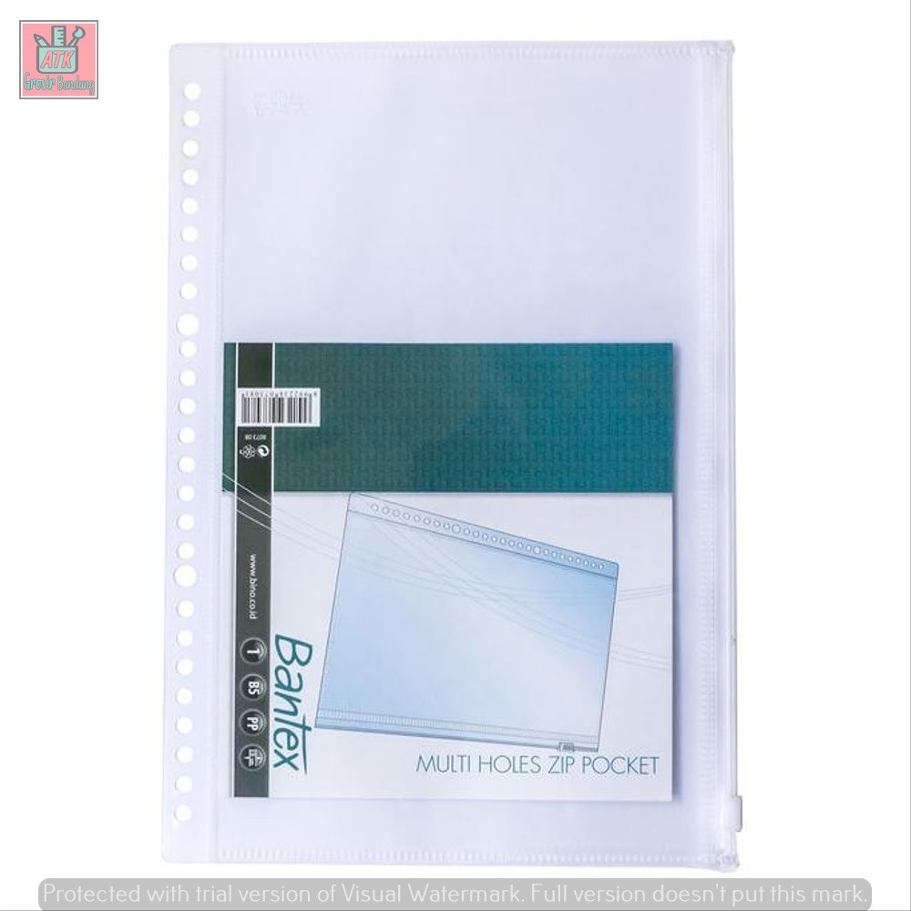 

Bantex 8073 Multiholes Zip Pocket B5 PP