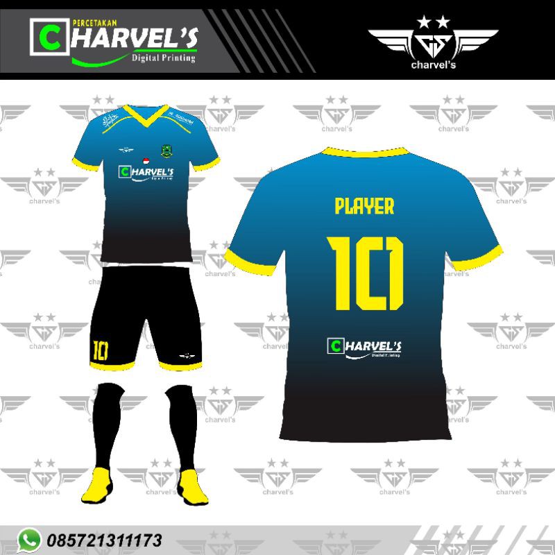 JERSEY SEPAK BOLA FUTSAL VOLY DESAIN SENDIRI