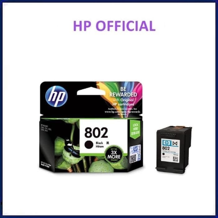 

s40dhts Tinta Hp 802 Xl Black 3X More Pages Original , Tinta Printer E57Dtgfe