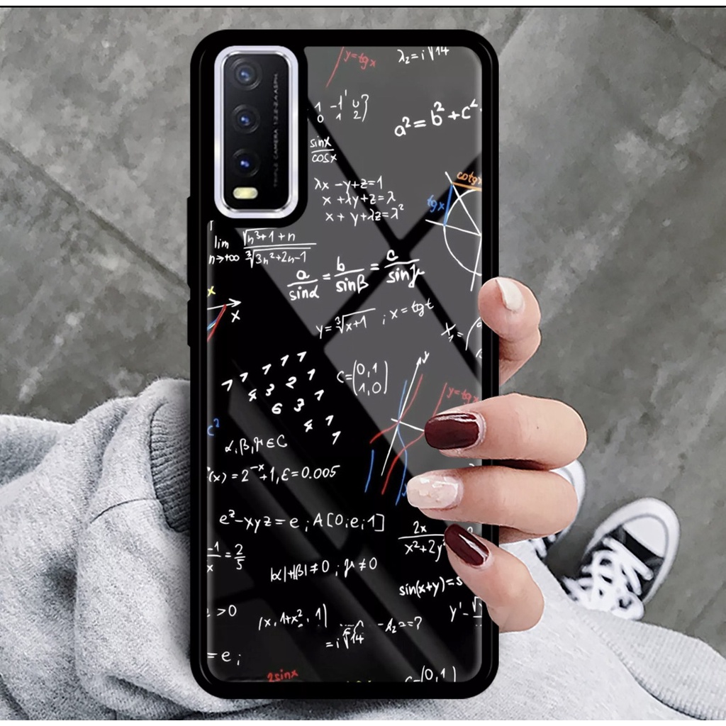 JAYACASE Case Vivo Y12s/ Y20/ Y20i/ Y20s motif fashion gambar aesthetic matematika unik keren custom
