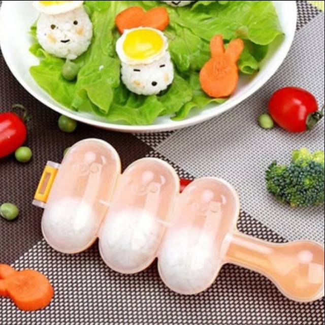 Cetakan nasi bento rice ball shaker bento mold anak