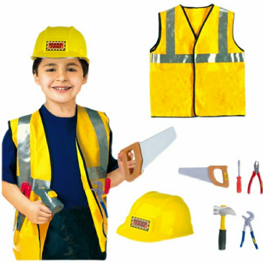 Construction worker costume pekerja bangunan cosplay anakbalita kostum