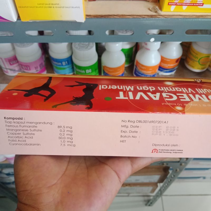 Baru OMEGAVIT Multivitamin Mineral 100kapsul Termurah