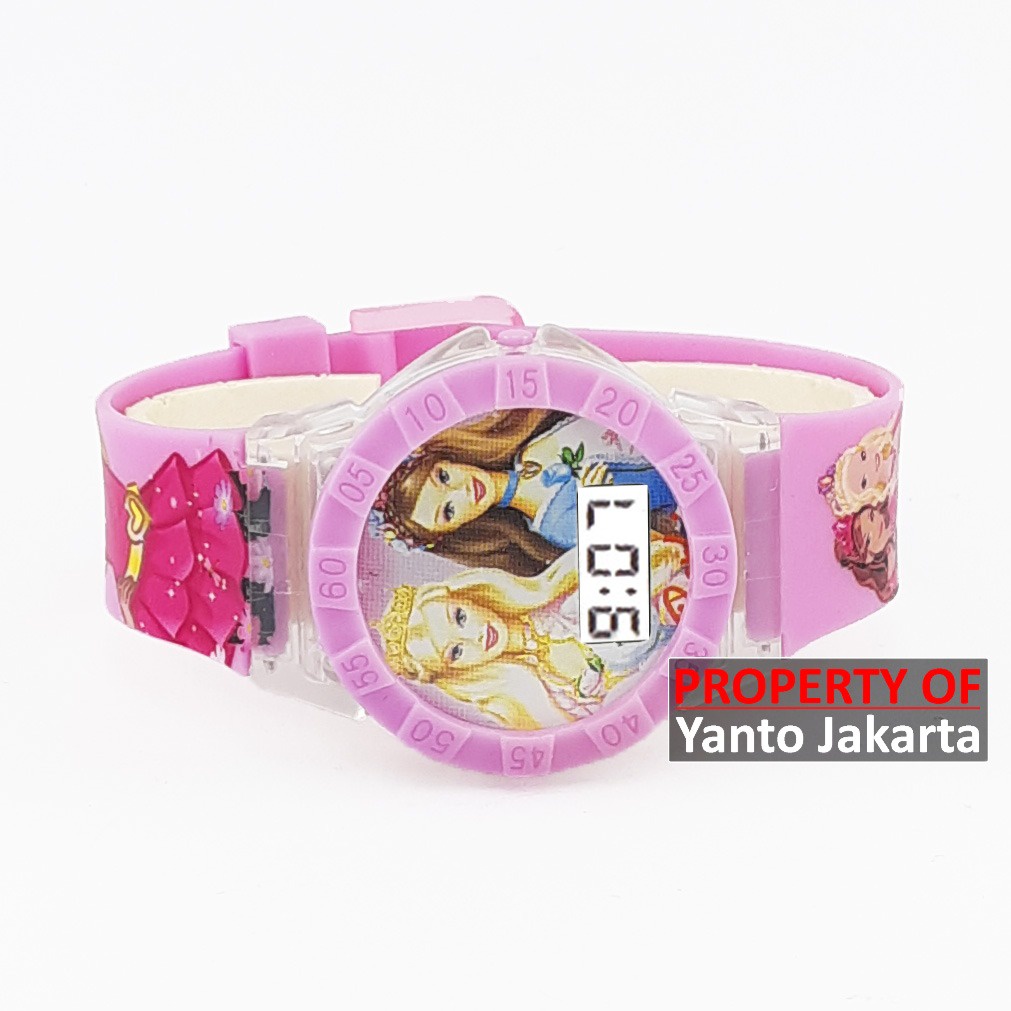 JAM TANGAN BARBIE JT1245 ANAK GROSIR MURAH