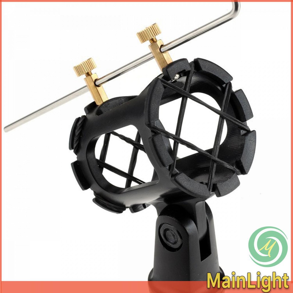 Mini Tripod Stand + filter Duduk Meja Mikrofon Universal Pop Filter Mic condenser  Zeepin PS-05 Grab