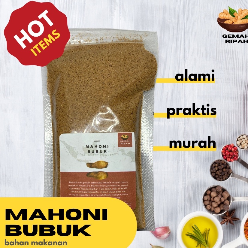 

PROMO BIJI MAHONI BUBUK / BUBUK MAHONI MURNI TANPA CAMPURAN/ BUBUK BIJI MAHONI PURE / RENATUREID