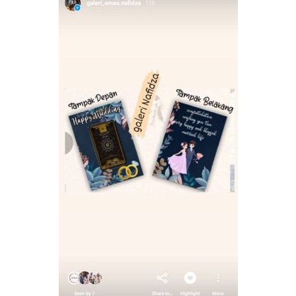 

Amplop/Gift card- HAPPY WEDDING