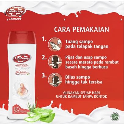 * NCC * Lifebuoy Shampo Botol Shampoo Anti Ketombe Rambut Rontok Kuat Berkilau Lifeboy Lifebouy - Netto 170 ml