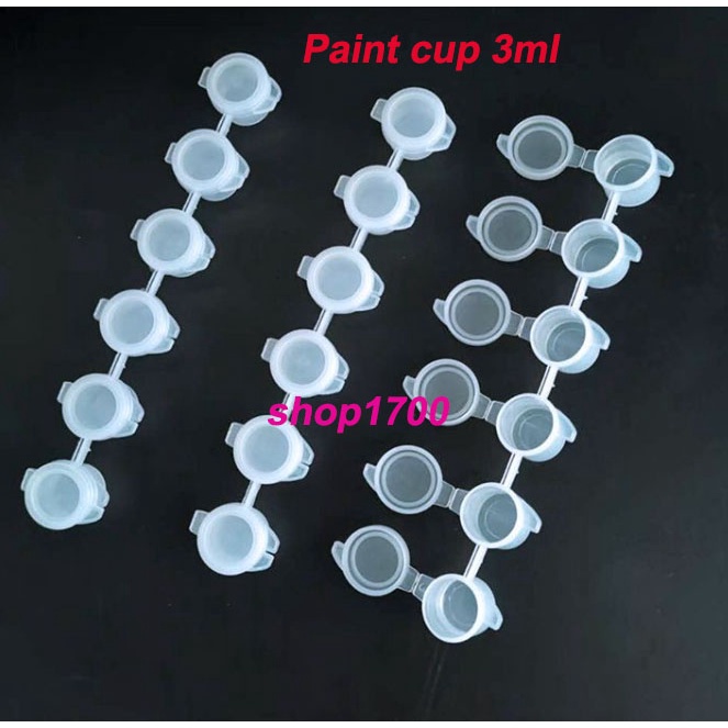 

paint cup 3ml ( 1strip 6 cup) harga per strip