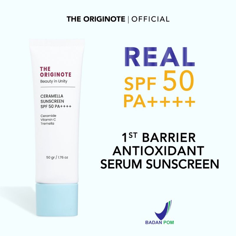 The Originote Ceramella Sunscreen SPF 50 PA++++3D Ceramide + Vitamin C + Tremella