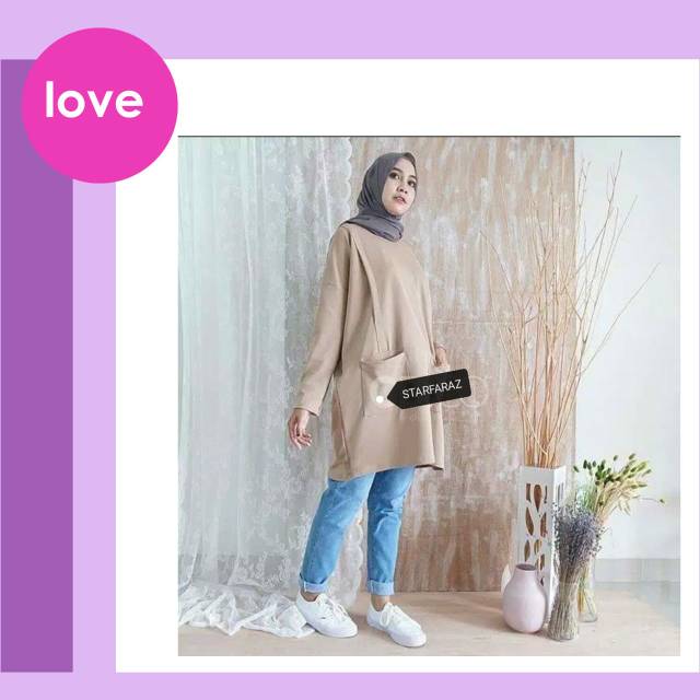 TUNIK BAJU MENYUSUI IFFAH MILO