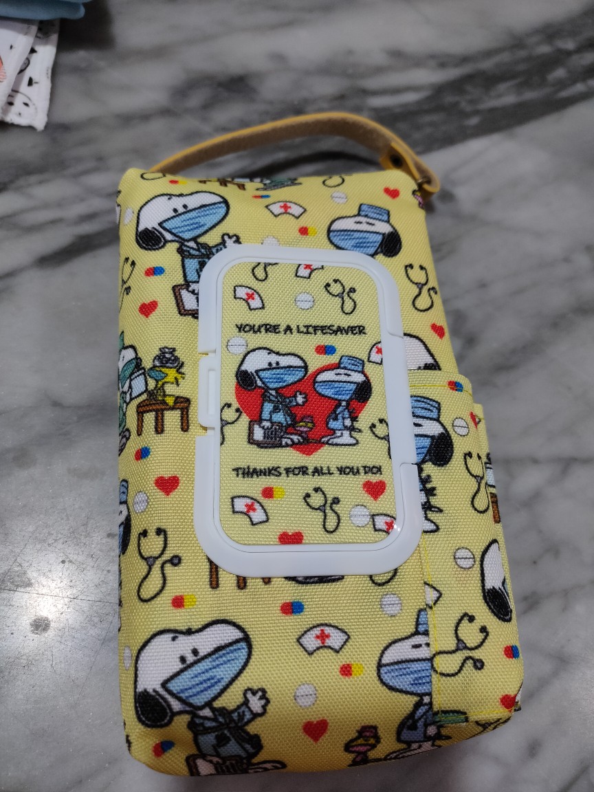 3 In 1 Pouch For Tissue, Wet Tissue And Sanitizer