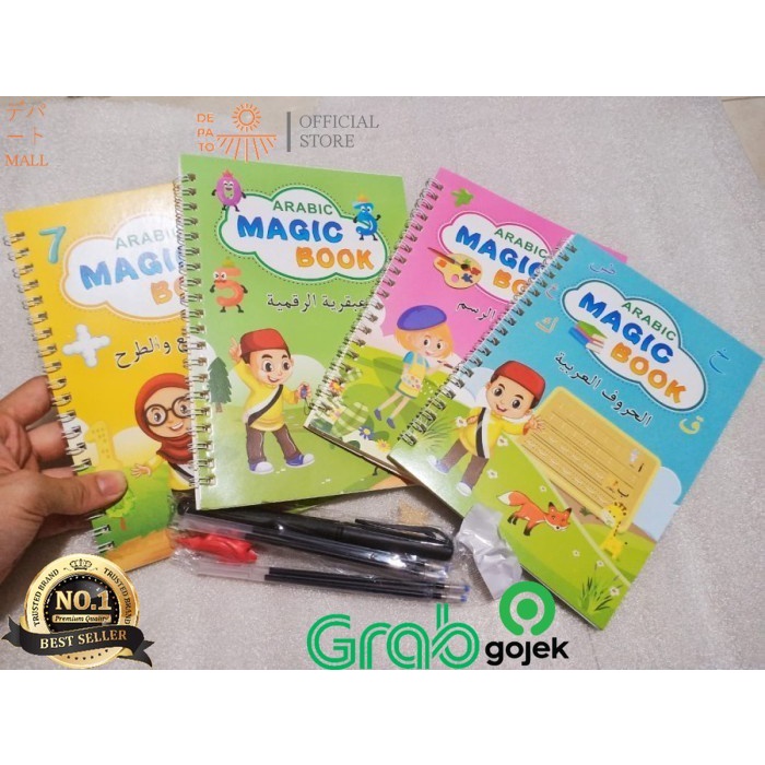 

[GRATIS ONGKIR] BUKU BELAJAR MENULIS ANAK MUSLIM BAHASA ARAB FREE PULPEN AJAIB DP TERJAMIN