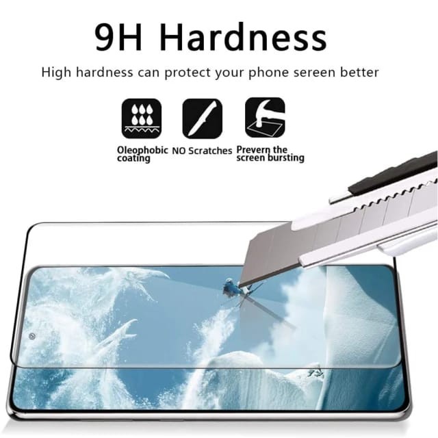 SAMSUNG S23 / S23 PLUS / S22 / S22 PLUS / S21 FE / S21 / S21 PLUS TEMPERED GLASS FULL COVER FINGERPRINT UNLOCK