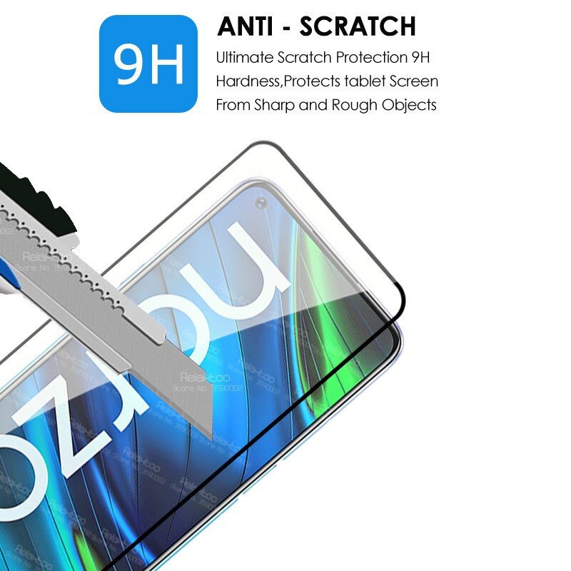 PROMO Tempered Glass REALME NARZO 20 Pro TG Layar FULL COVER Bening Premium/Anti Gores Kaca