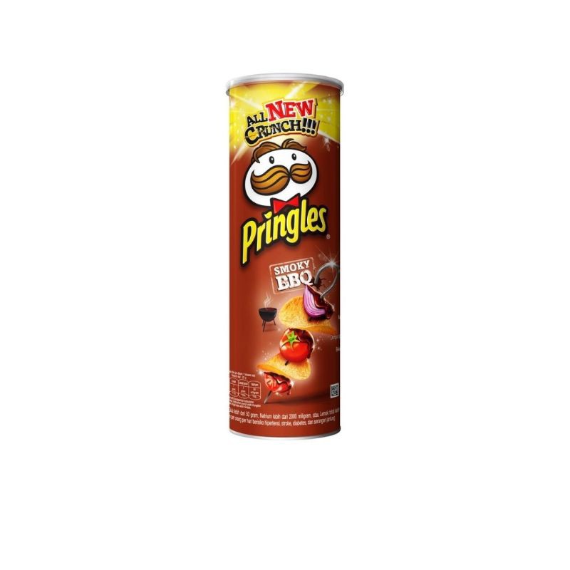 

Pringles potato crisps saucy BBQ 107gr