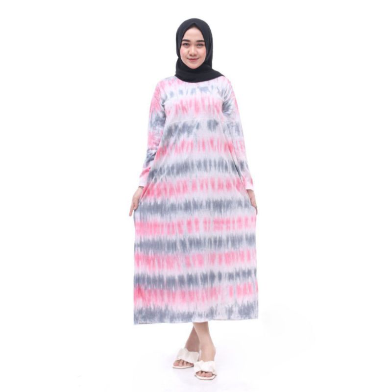 LONGDRESS daster panjang sematakaki lengan panjang busui bumil kaos adem murah