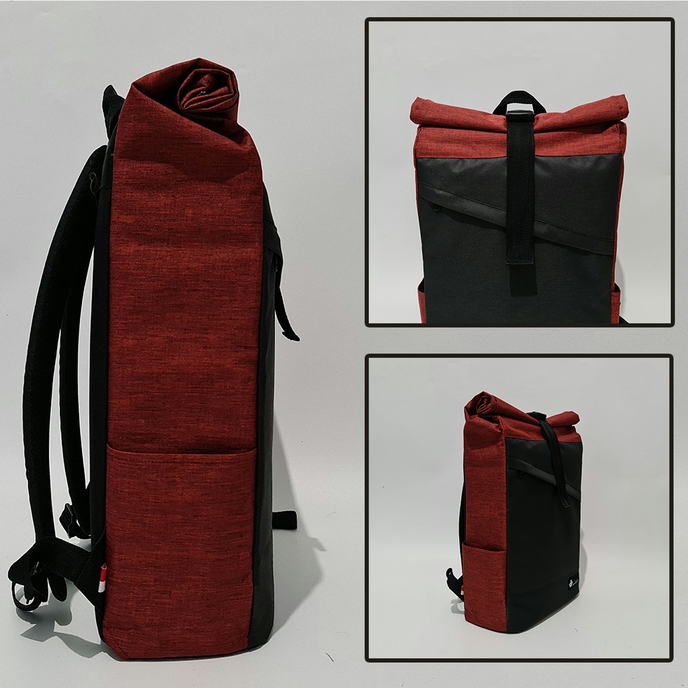 DT-01 Tas Ransel Kerja/Sekolah Backpack Dewasa Laptop Minimalis - Dual Tone