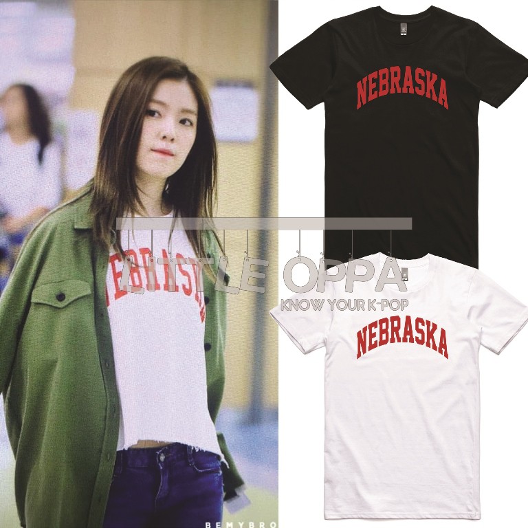 BAJU KAOS KPOP IDOL FASHION RED VELVET IRENE NEBRASHKA T-SHIRT